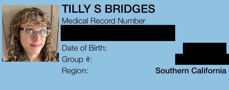 my new virtual insurance card, with (closer to the) real me, with eyes alive and happy