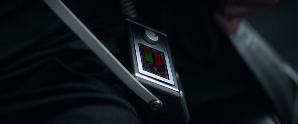 captain pike's oxygen machine, showing 1% remaining