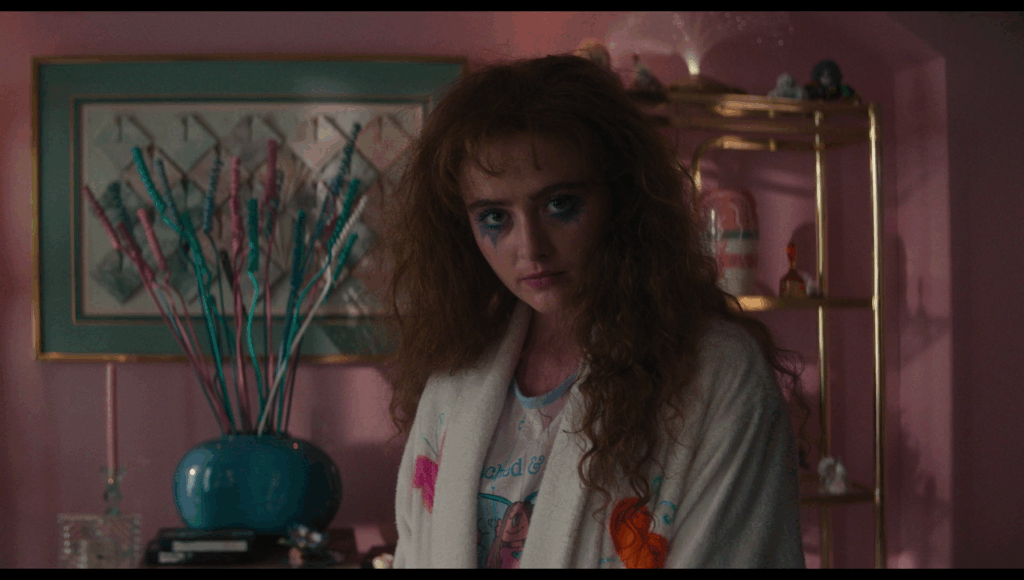 Lisa with her ruined mascara running down beneath her eyes