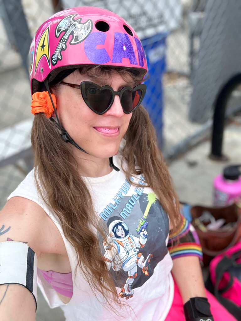 me in my derby gear